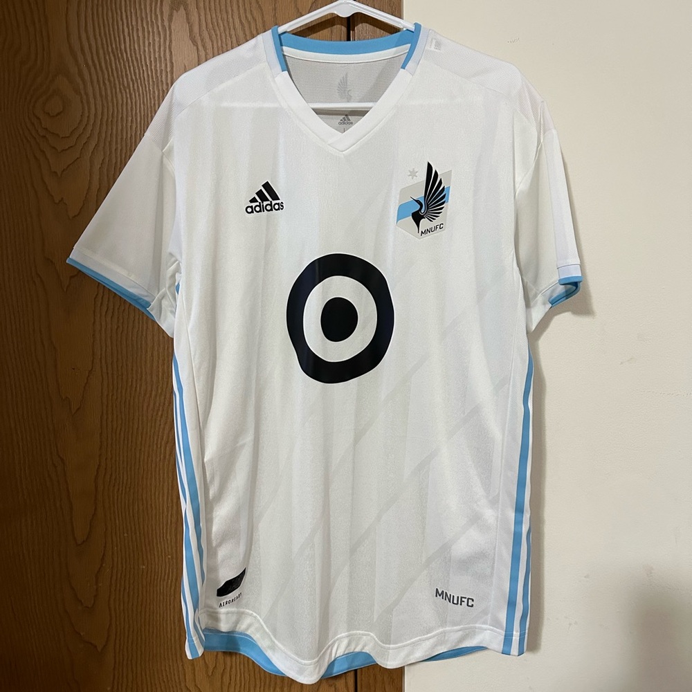 White Authentic Minnesota United Soccer Jersey
